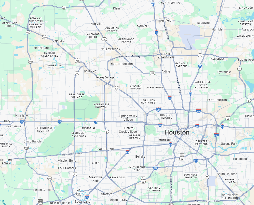 Taco Fuego Houston Locations Map