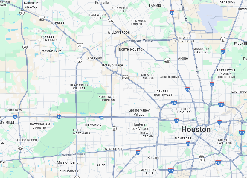 Taco Fuego Houston Locations Map