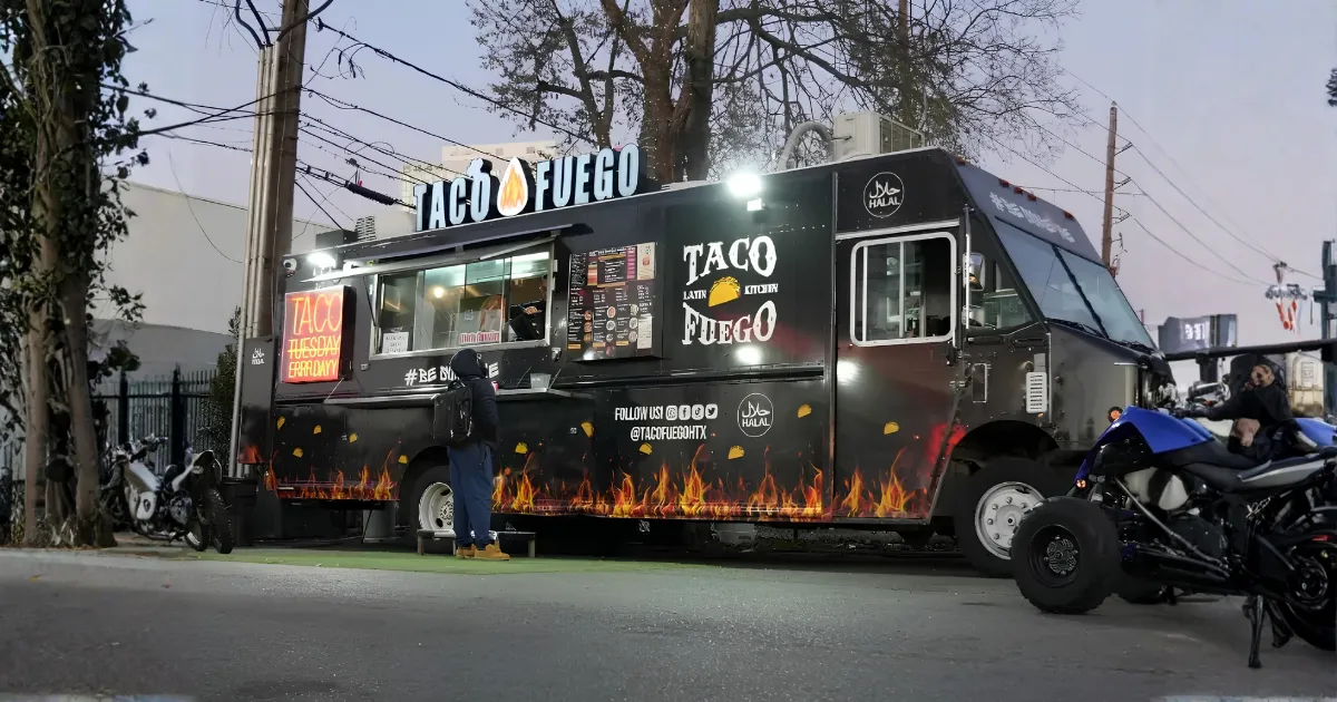 Taco Fuego Richmond food truck in Houston