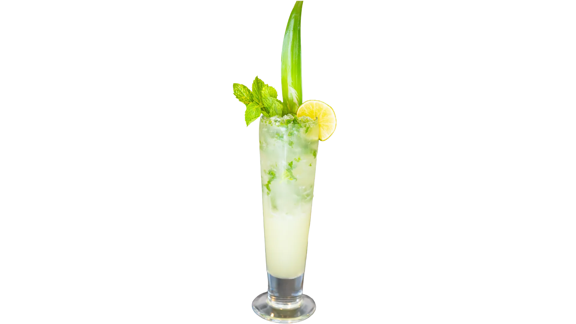 Classic mojito with fresh mint and lime