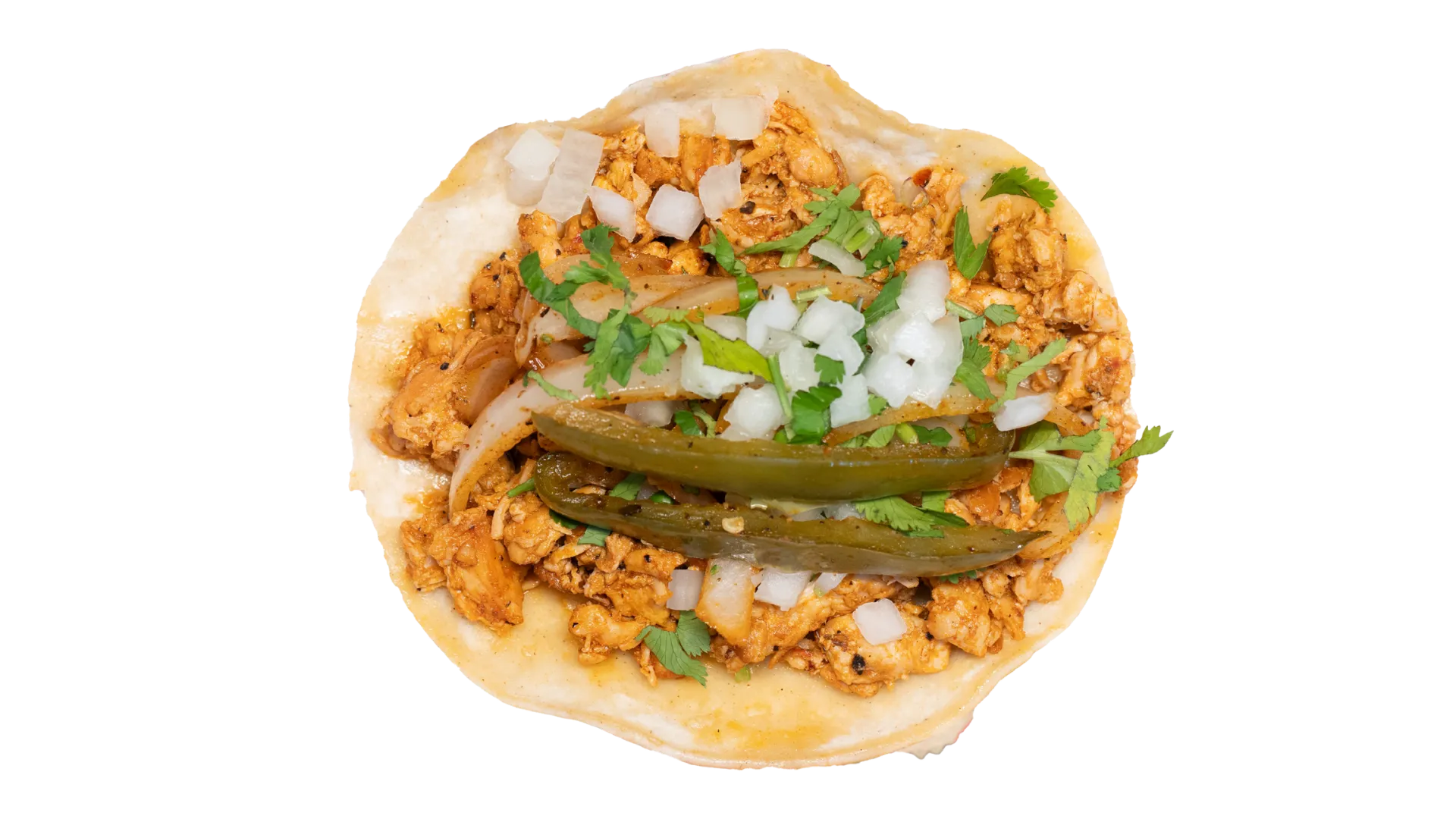 Taco Fuego street taco chicken single